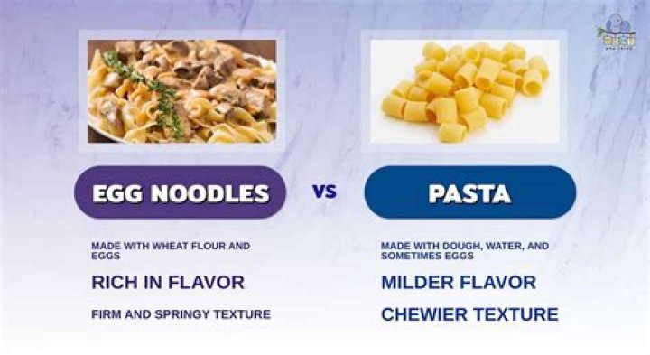 What is the Difference Between Egg noodles and Pasta